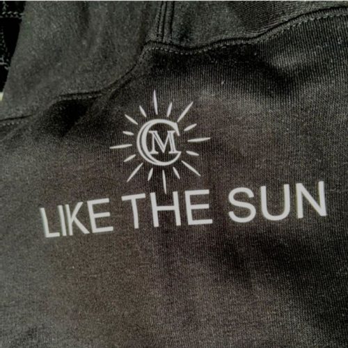 black sweatshirt - like the sun
