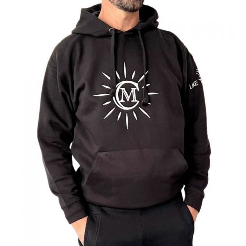 hooded with black sweatshirt - like the sun